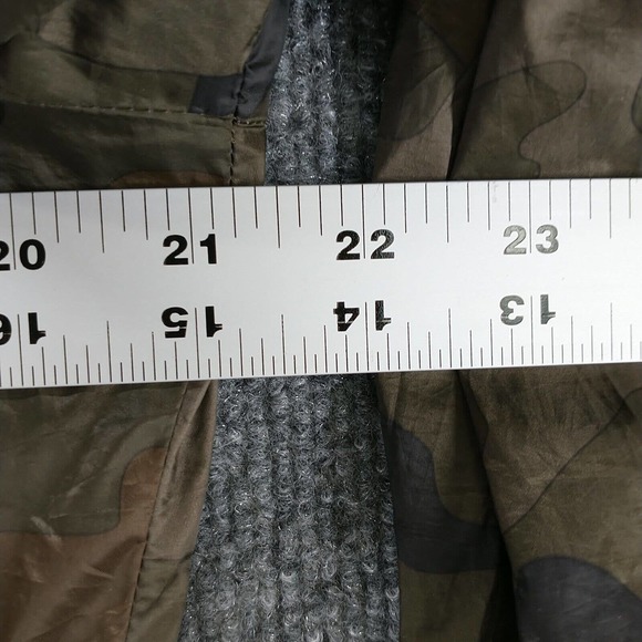 Ashley Utility Collection Women's Jacket Green Camo Medium Full Zip Zip Pockets - Picture 12 of 12